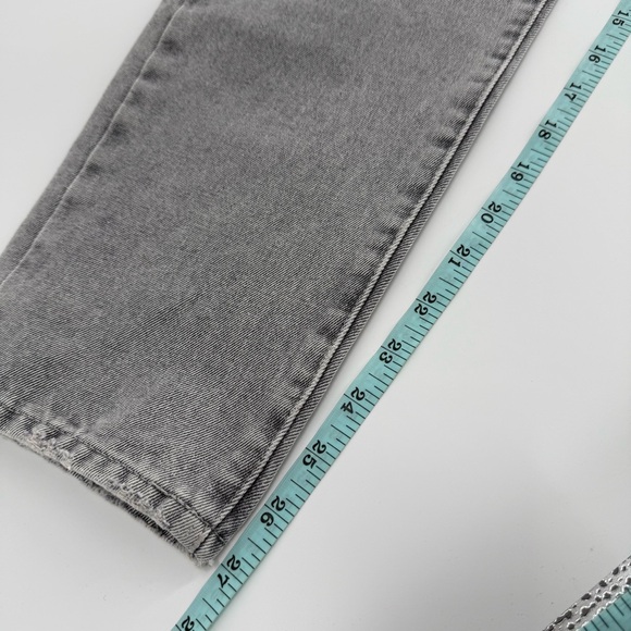 Tractr Gray Straight Jeans with Natural Distressing - Picture 11 of 11